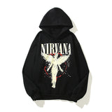Nirvana Hoodie Rock Angel Printed Hoodie Dark Series Hip Hop