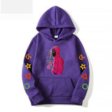 Squid Game Costume Autumn and Winter Loose Casual Hooded Sweater