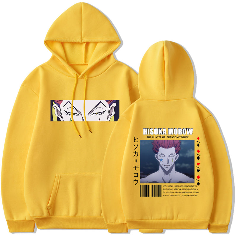 Anime Hoddies Full Time Hunter Long Sleeve Hoodie