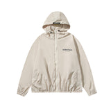 Fog Fear of God Hooded Sun Protection Shirt Sun Protection Clothing for Men and Women Couple Baggy Coat