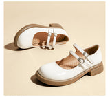 Mary Jane Shoes Leather Shoes Pumps