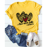 Valentine's Day T Shirts Couples Summer Women's round Neck Short Sleeve T-shirt Women's Printed Top