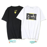 Off White T Shirts Printed Short-Sleeved T-Shirt Ow Loose Men'S And Women'S Bottoming Shirt T