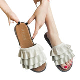 Women Open Toe Sandals Flats Summer Fashion Flat Heel Sandals Beach Women