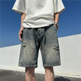 Men Denim Shorts Men's Summer Pants