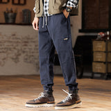 Cuffed Cargo Pants Men's Autumn Casual Loose Men