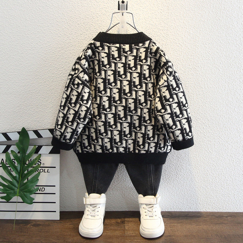 Toddler Boys Sweater Fall Boys Autumn Clothing