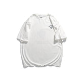 Men T Shitrs Cartoon Monkey Printing Round Neck