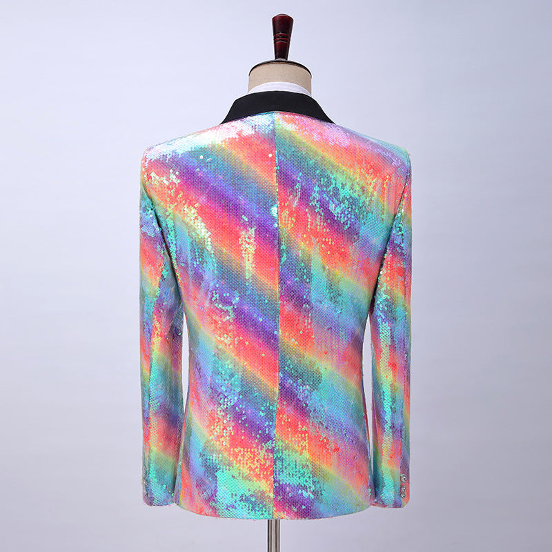 Men Prom Outfits Performance Dress