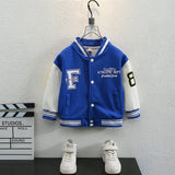 Toddler Boys Jackets Boys Autumn Clothing Baseball Uniform Jacket