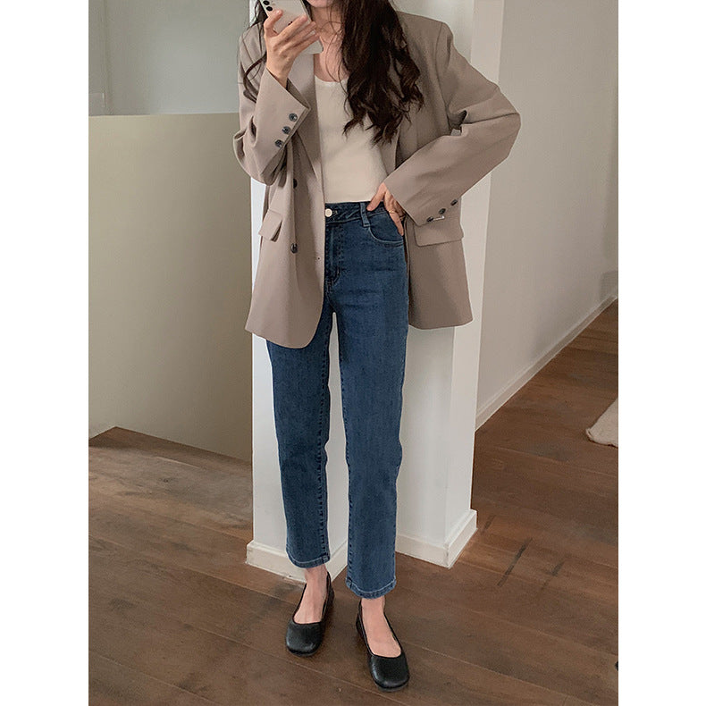 Gloria Vanderbilt Jeans Straight High Waist Slimming Drape