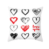 Valentine's Day Pillow Covers 4 Piece Random Styles Together, Home Pillow Cushion Cover