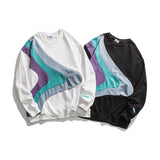 Crew Neck Sweatshirts for Men Men's Autumn round Neck Sweater Couple Street Loose Top