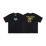 Gallery Dept T Shitrs Men's Clothing Gilding Letters Portrait Printing Short Sleeve
