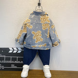 Toddler Boys Jackets Boys' Denim Jacket Spring and Autumn
