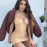 Music Festivals Rave Outfits Dress Spring and Summer Women's Clothing Fashion Suspenders Sexy Dress
