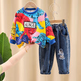 Toddler Boys Sweater Boys Sweater Suit Spring and Autumn