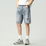Men Denim Shorts Men's Loose Summer