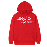 Squid Game Costume Pattern Printed Men's and Women's Loose Hooded Sweater