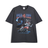 Y2g Shirts for Boys Athletes Printed Short-Sleeved T-shirt Loose