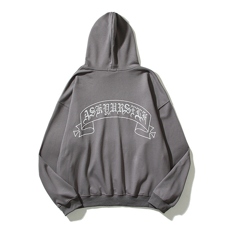 Kanye West Sunday Service Hoodie Autumn And Winter Distressed Reflective Loose Hooded Sweater