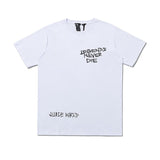 Vlone Summer Printed Short Sleeve Loose Oversized Tshirt