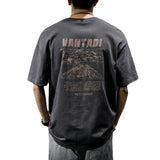Y2g Shirts for Boys Summer Pure Cotton Retro Short Sleeve T-shirt Men's Loose