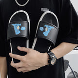 Men's Flip Flops Men Slides Comfort Slides Sandal Men's Summer Fashion Outdoor Beach Casual and Comfortable