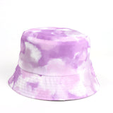 Bucket Hat Fishing Cap Cotton Print Fisherman Hat Double-Sided Tie-Dye Color Printing Fashion Sun Hat