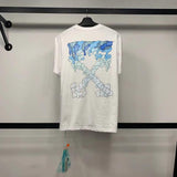 Off White T Shirt Short Sleeve Men'S And Women'S Cotton Tshirt Owt