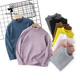 Children Long Sleeve Shirts Autumn Boy's Long-Sleeved T-shirt Warm