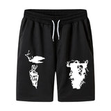 Vlone Shorts Summer Printed Casual Loose Plus Size Sports
