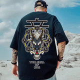 Men T-Shirts Three-Dimensional Letter Loose