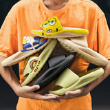 Mens Slide Outdoor Slippers Men'S Sesame Street Sports Platform Sponge Baby Funny Student Plus Size Slippers