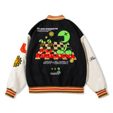 Man Fall Outfits Vintage Baseball Uniform Loose Vibe Style Jacket Hiphop Vintage Jacket for Men