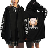 Anime Hoddies Tokyo Revengers Zipper Sweater