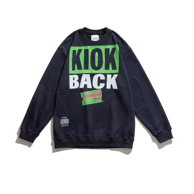 Crew Neck Sweatshirts for Men Men's Autumn Long-Sleeved Sweater Men's Loose Casual