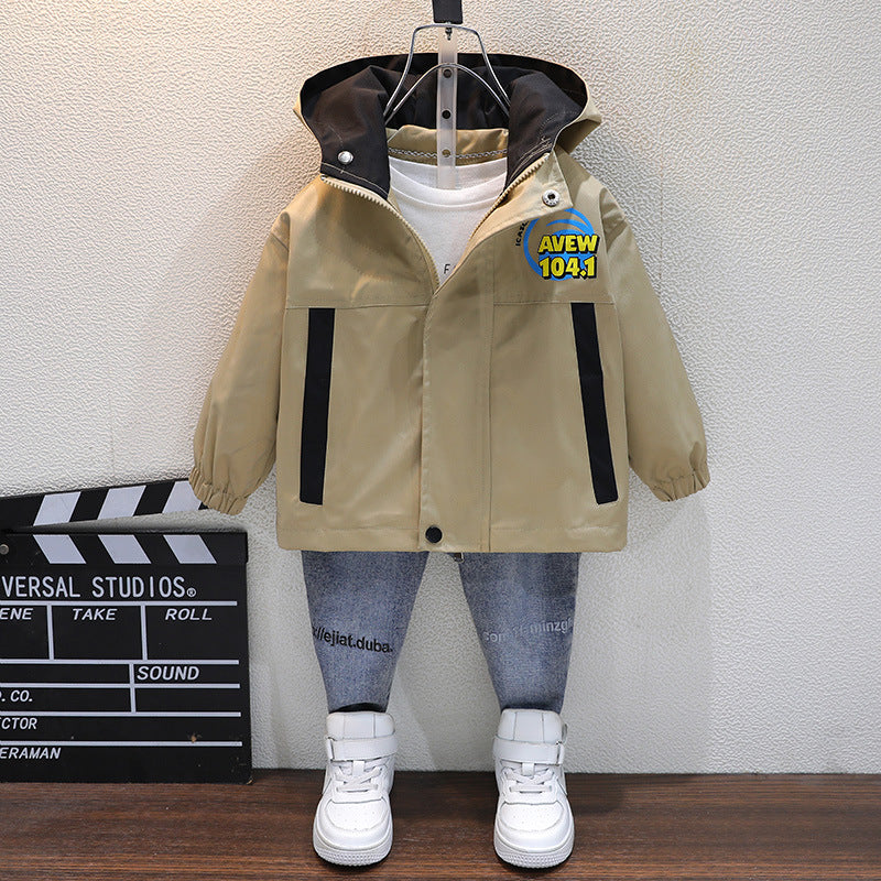 Toddler Boys Jackets Children 'S Spring Trench Coat Boys