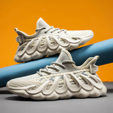 designer Sneaker Shoes Summer Breathable Men's Casual Sneakers Low Top Solid Color Running Shoes