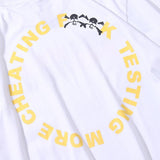 Vlone Spring/Summer Men'S Special Multicolor Letter Circle Short Sleeve