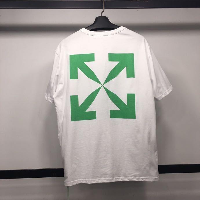Off White T Shirt Summer Arrow Loose Short Sleeve Tshirt Owt