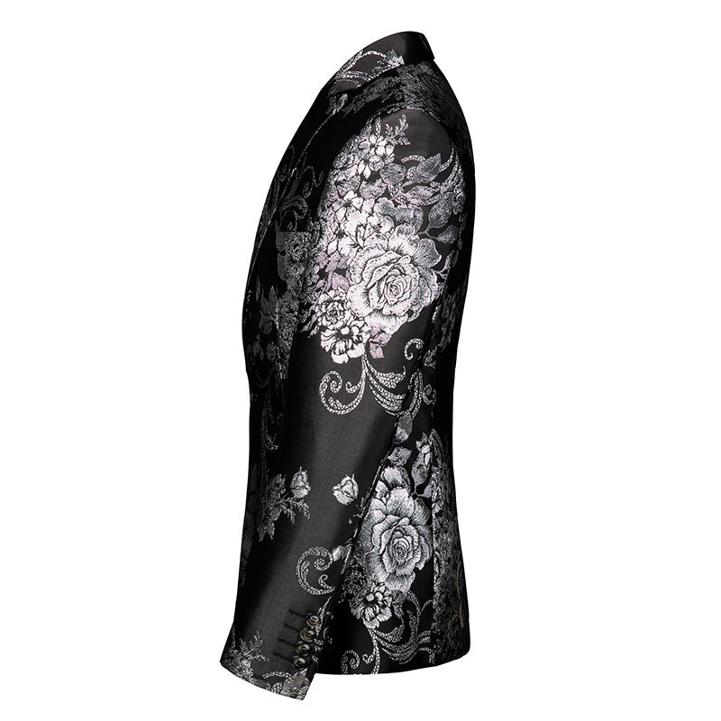 Men Prom Outfits Color One Button Leisure