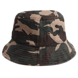 Bucket Hat Fishing Cap Cotton Print Fisherman Hat Camouflage Bucket Hat Female Outdoor Climbing