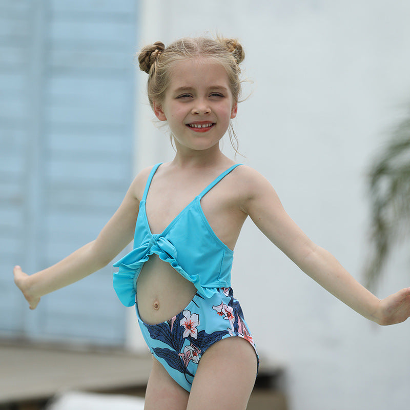 Children Swimsuit One-Piece Swimsuit for Children Girls' Swimsuit Sling