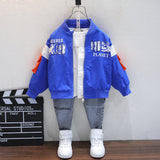 Toddler Boys Jackets Boys' Spring Coat Baseball Uniform Handsome