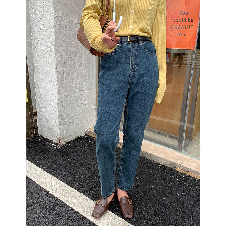 Gloria Vanderbilt Jeans High Waist Straight-Leg Pants Loose Slimming