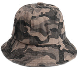 Bucket Hat Fishing Cap Cotton Print Fisherman Hat Camouflage Hat Men Solid Color Fashion