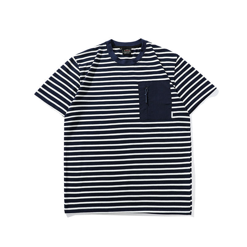 Men T Shitrs Striped Print