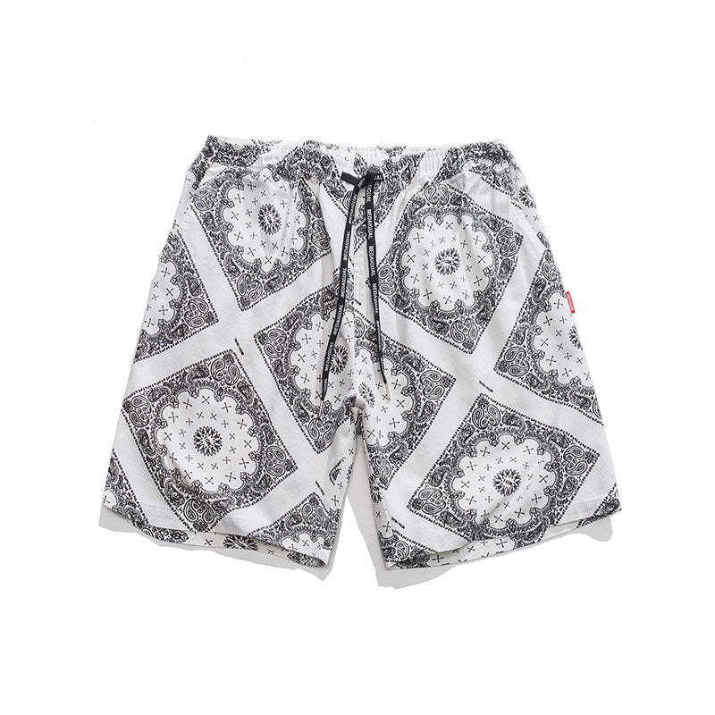 Men Shorts Summer Men's Shorts Casual Straight-Leg Casual Pants