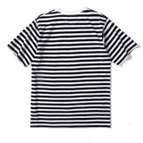 Bathing Ape T Shirt Striped Ape Head Letter Print Short-Sleeve T-shirt